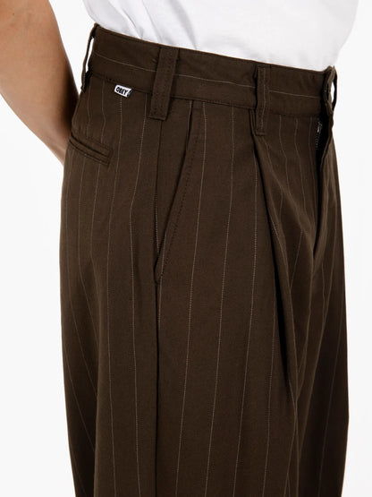 DEAN STRIPE PLEATED PANT