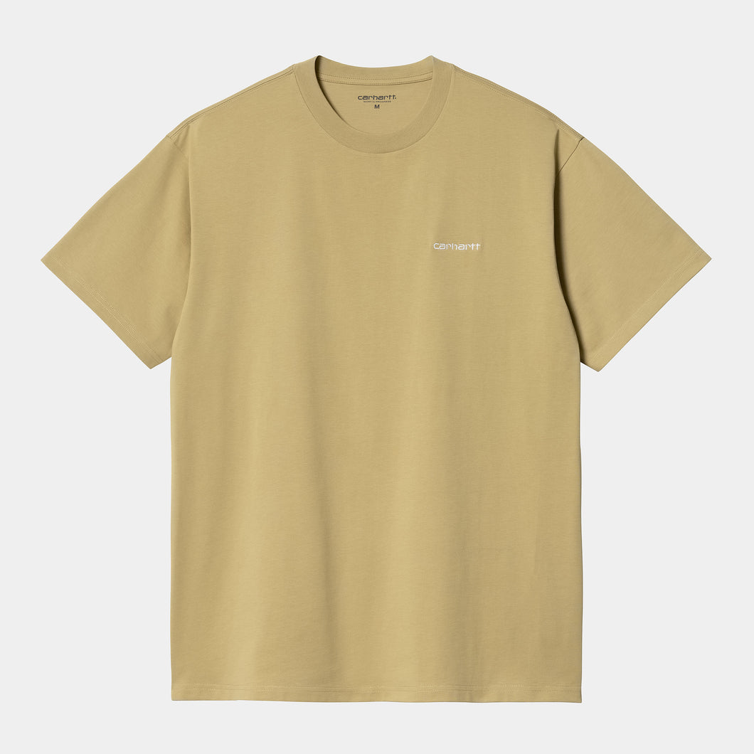 S/S Script Embroidery T-Shirt