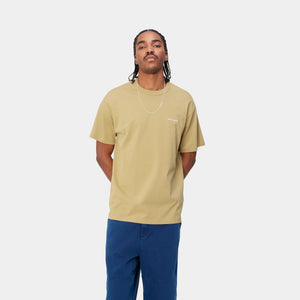 S/S Script Embroidery T-Shirt