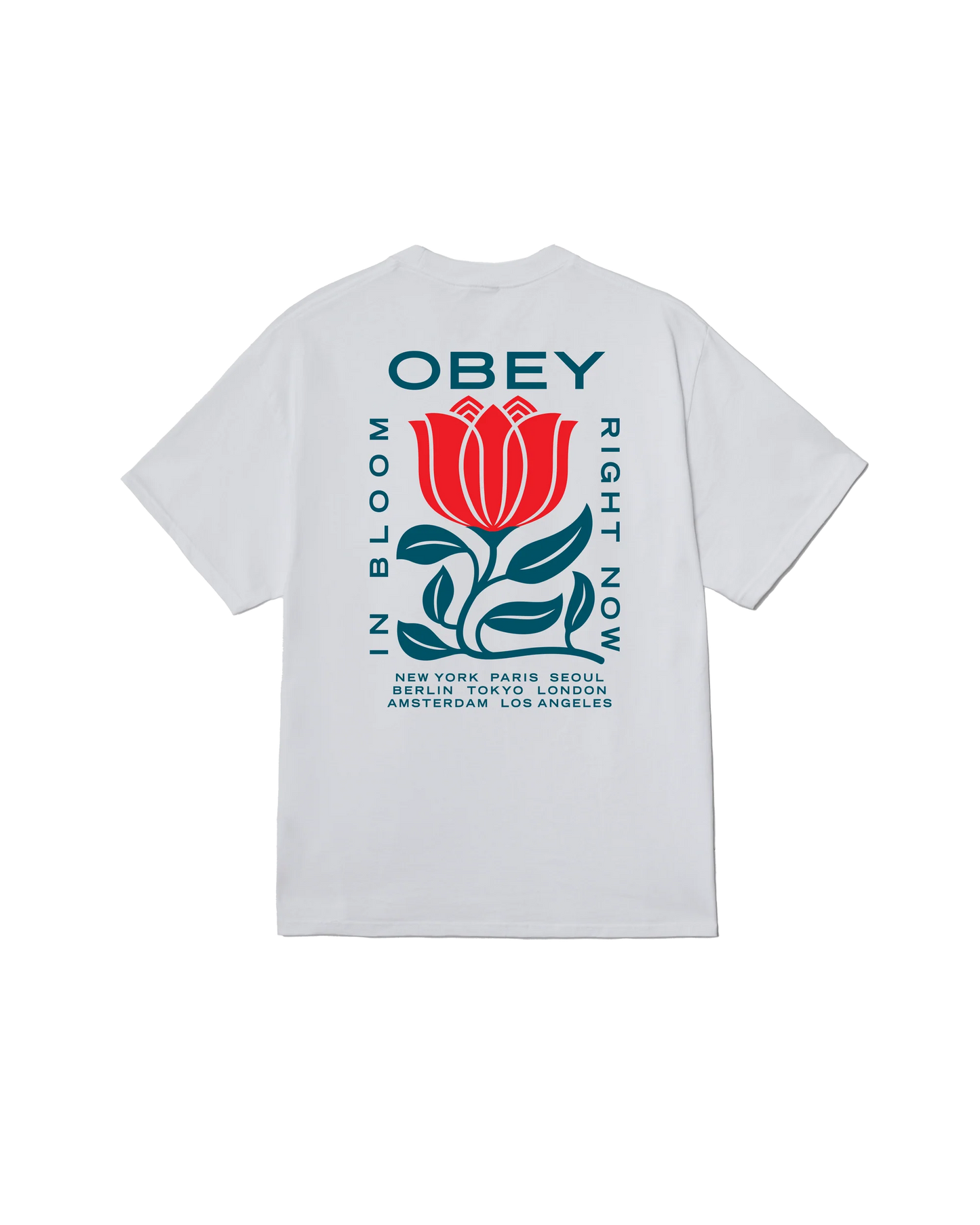 OBEY IN BLOOM TEE