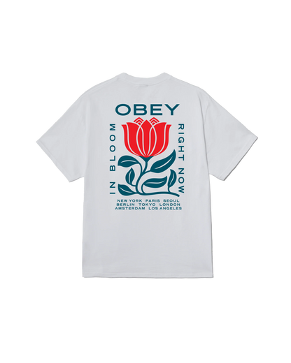 OBEY IN BLOOM TEE