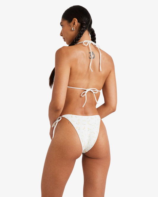 BLURRED DITSY HALTER SLIDE TRI