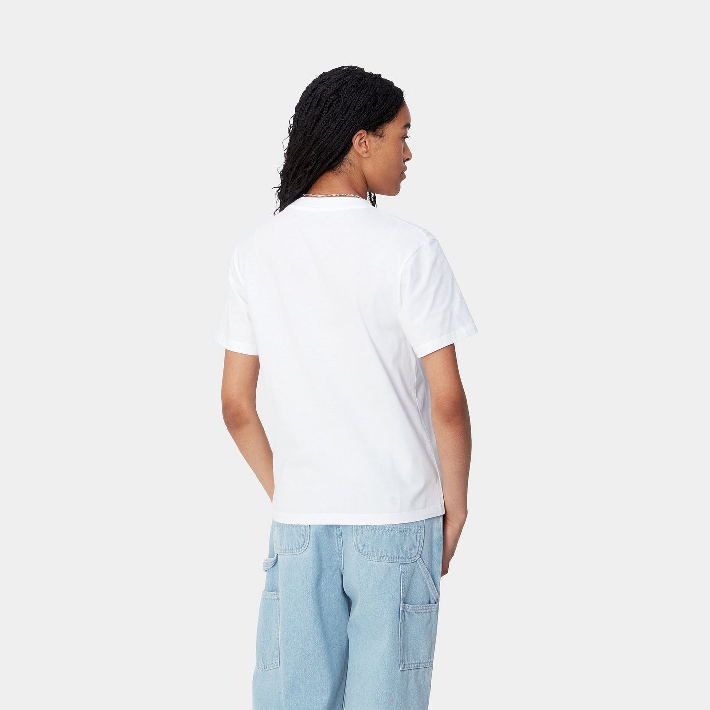 W' S/S Script Embroidery T-S