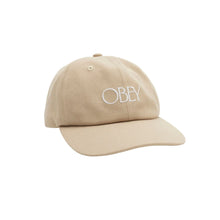 Carica l&#39;immagine nel visualizzatore di Gallery, OBEY BASQUE 6 PANEL STRAPBACK
