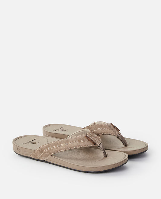 SOFT SAND LEATHER OPEN TOE