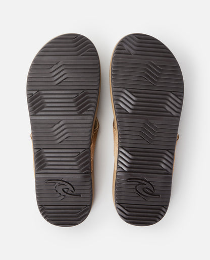 SOFT SAND LEATHER OPEN TOE