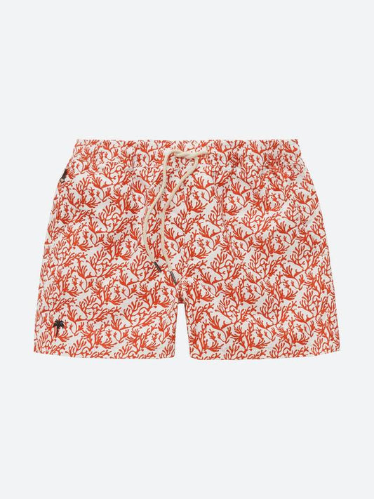 RED CORAL SWIM SHORTS