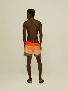 FIRE WAVE SWIM SHORTS