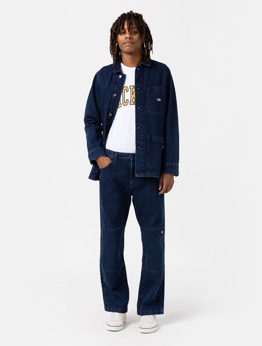 DOUBLE KNEE DENIM PANT