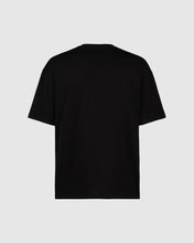 Carica l&#39;immagine nel visualizzatore di Gallery, BLACK T-SHIRT WITH BLUE GREY LIGHTBLUE LIGHTNING
