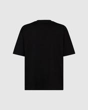 Carica l&#39;immagine nel visualizzatore di Gallery, BLACK T-SHIRT WITH RED GREY ORANGE LIGHTNING
