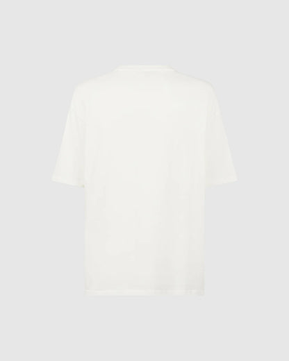 OFF WHITE T-SHIRT WITH PURPLE GREY FUXIA LIGHTNING