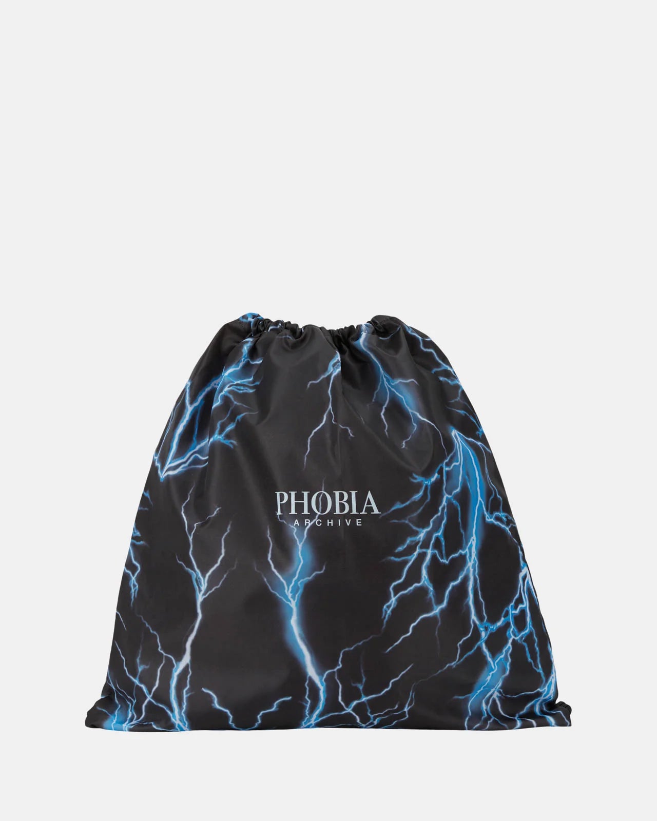 BLACK BAG WITH LIGHTBLUE LIGHTNING