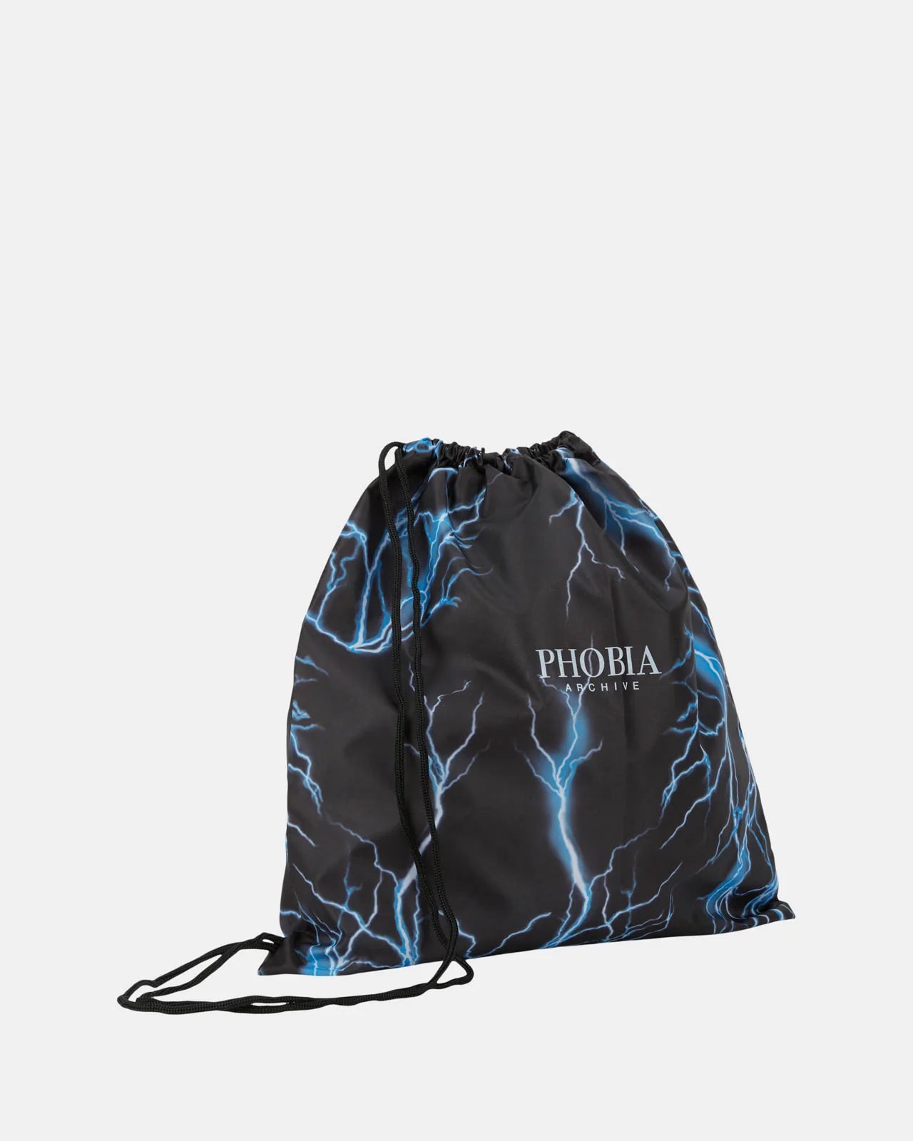 BLACK BAG WITH LIGHTBLUE LIGHTNING