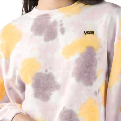 WM GRUNGE WASH CROP CREW